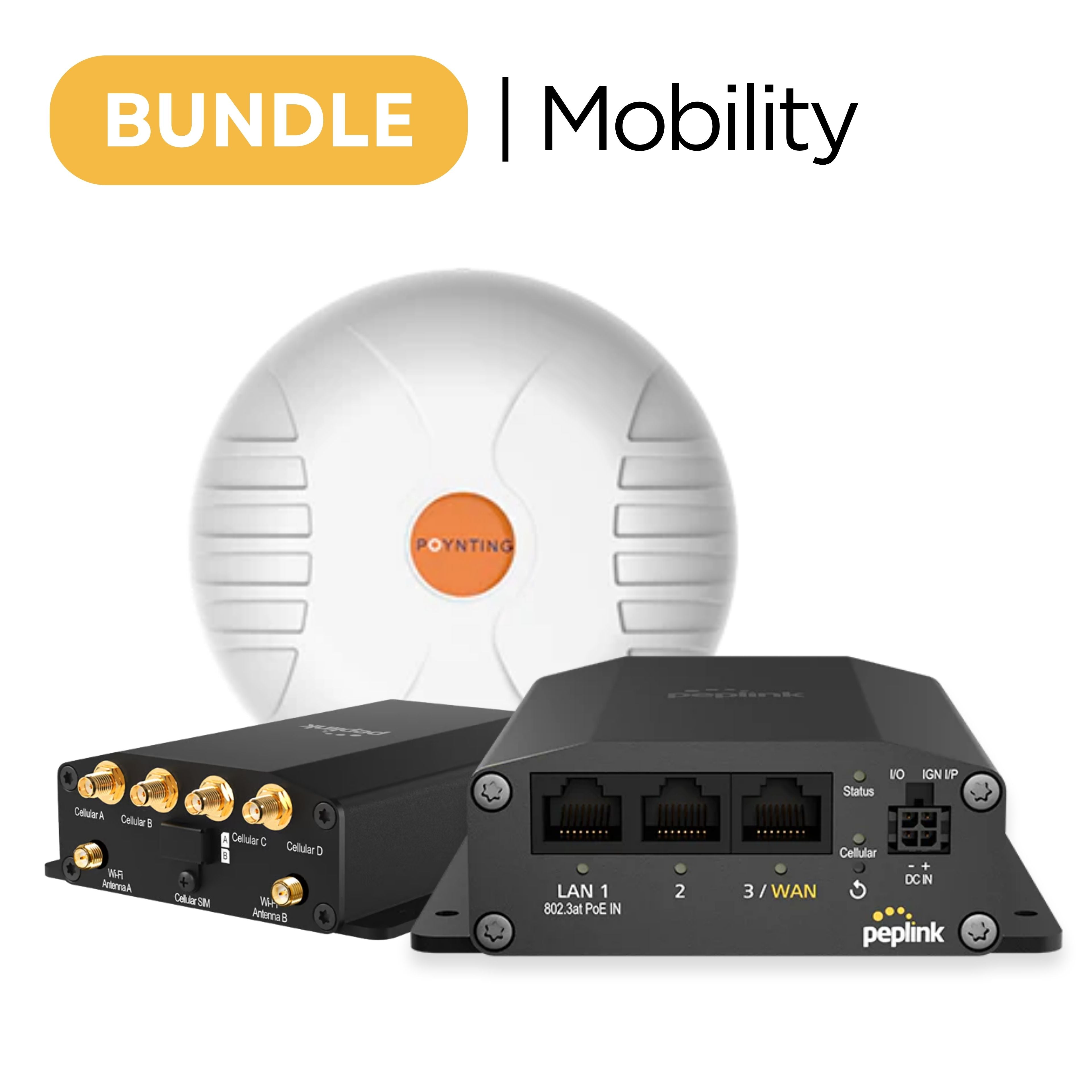 Bundle - Poynting MIMO 5G Antenna & Peplink BR1 Mini 5G Router – 5gstore.gr